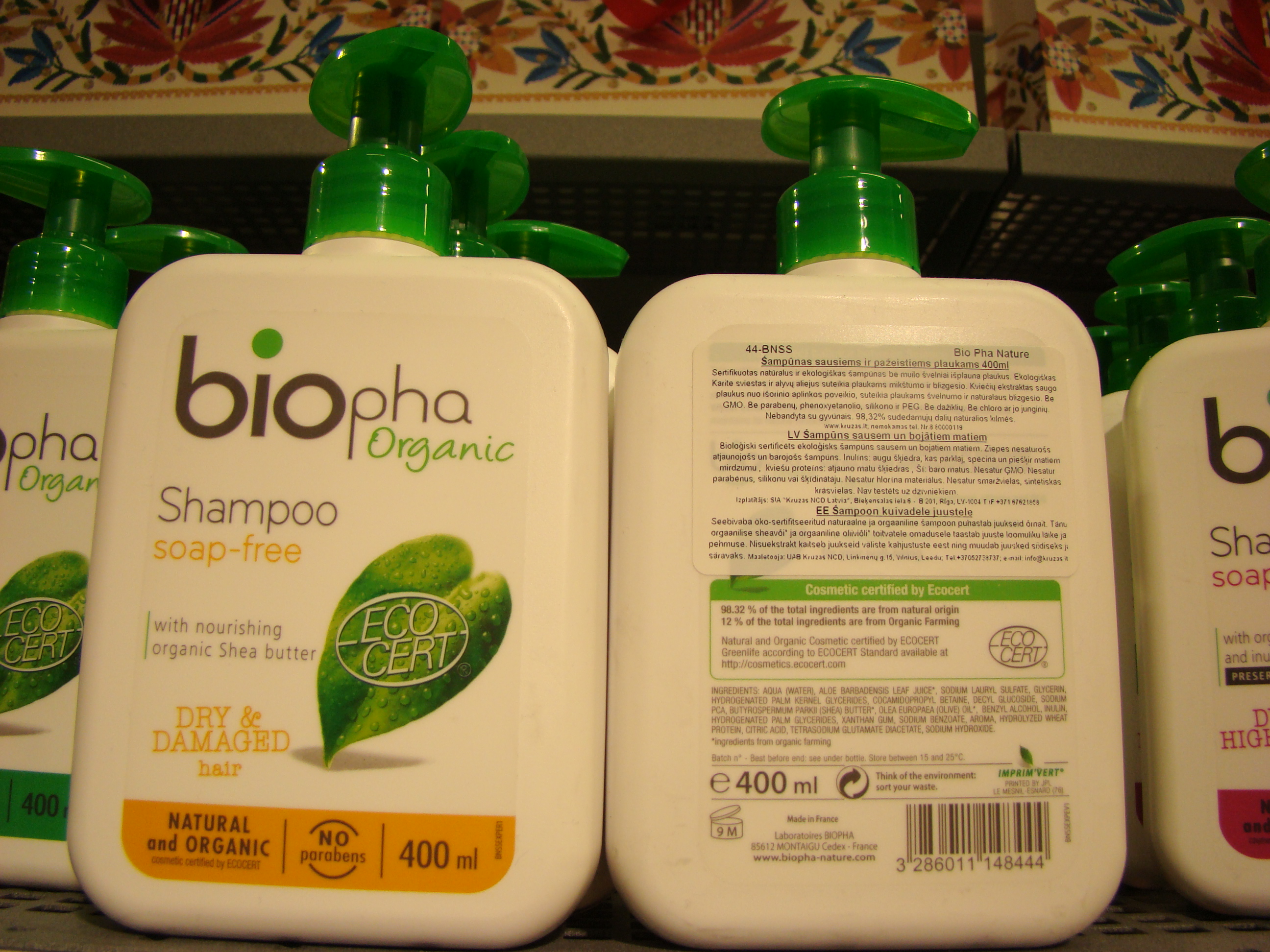 Biopha Organic šampoonid