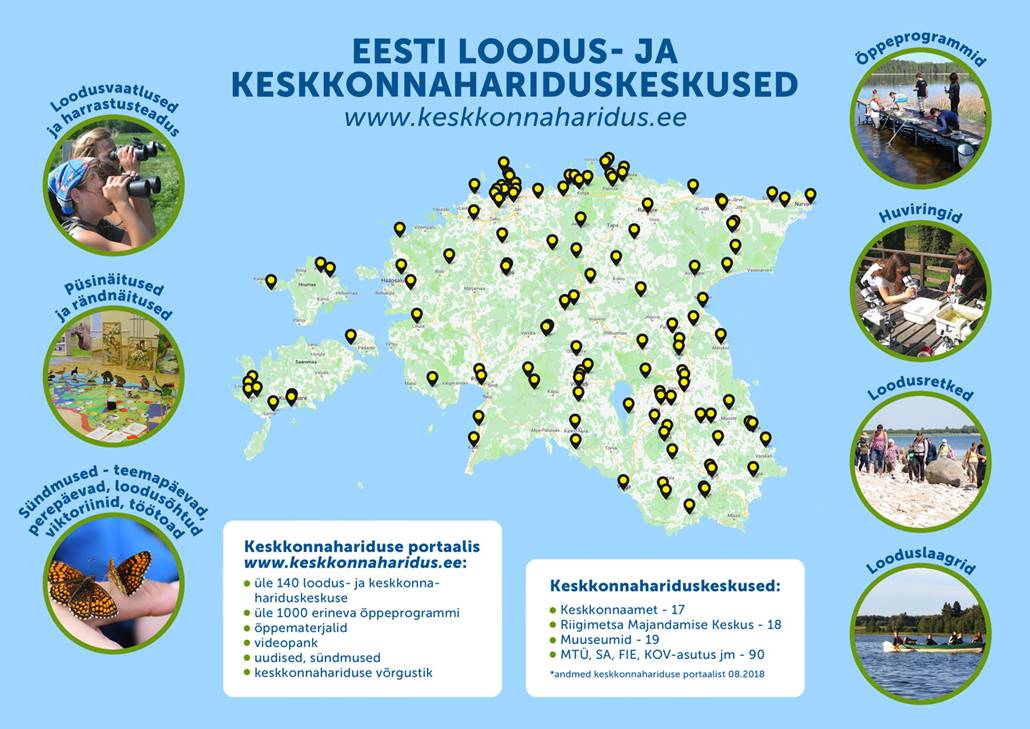 Eesti looduskeskused kutsuvad märkama looduse ja tervise seoseid
