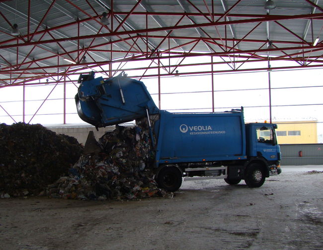 Prügiauto Veolia Tallinna  Prügilas