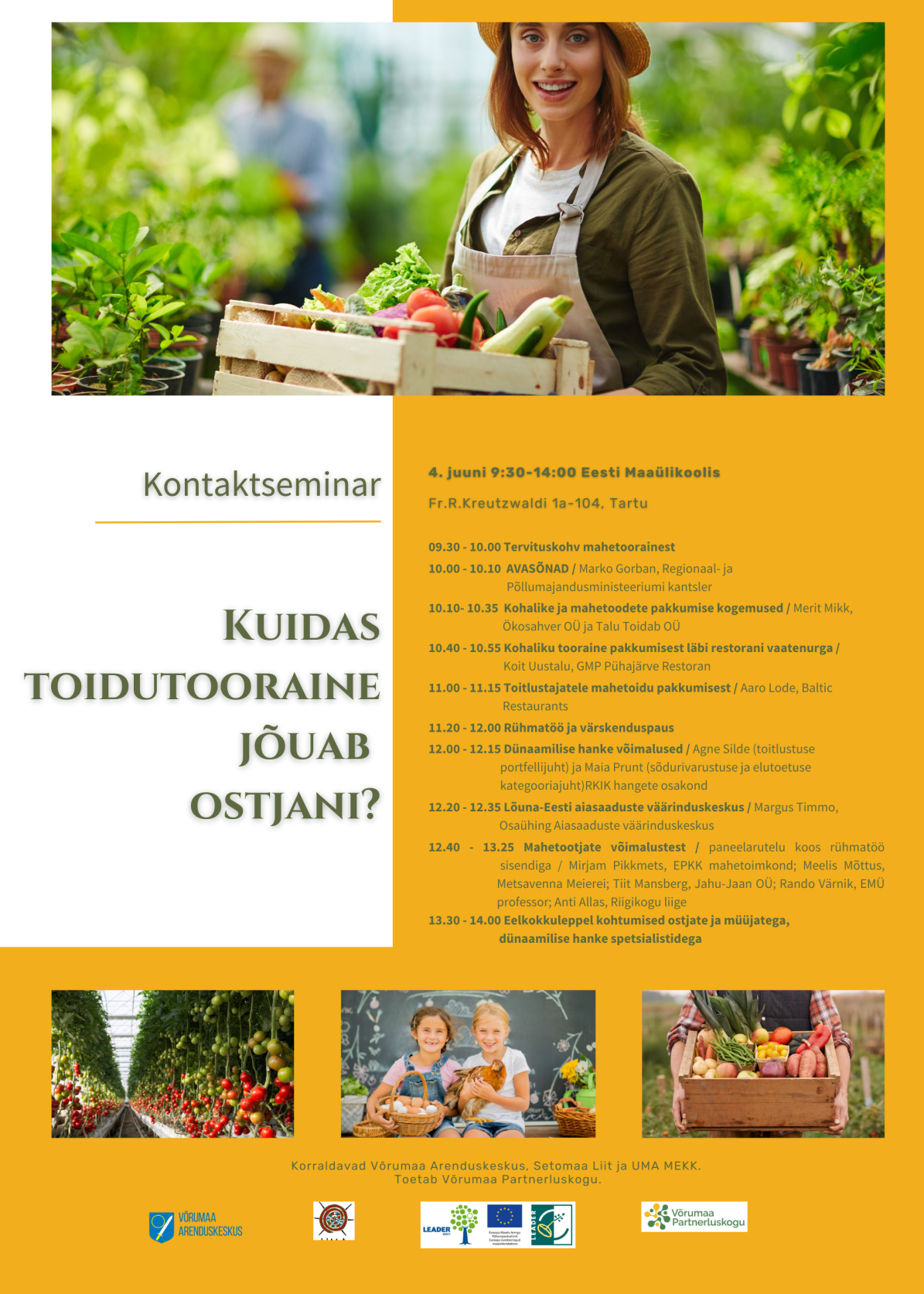 Hoog sisse kohalike mahetoodete kättesaadavusele!
