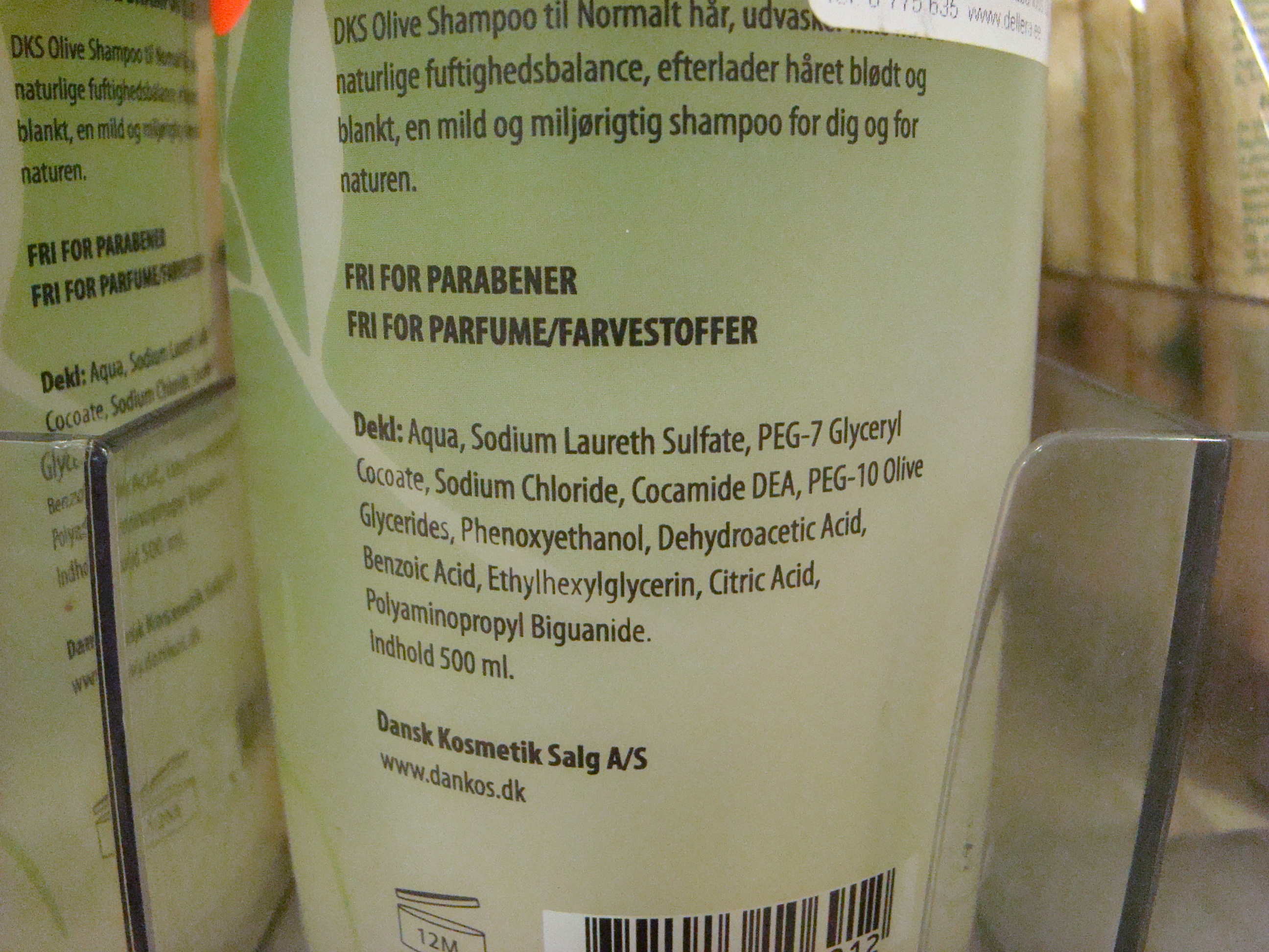 DKS oliivišampoon	 
