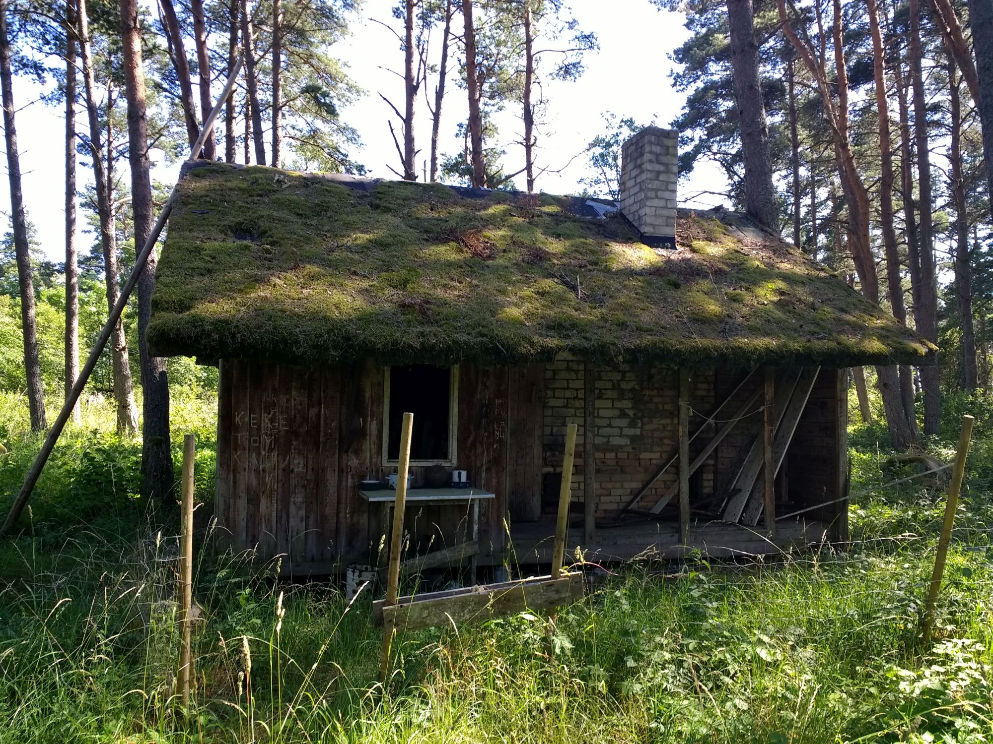 Männimetsa sisse tungides avastab ka teisi lagunenud hooneid