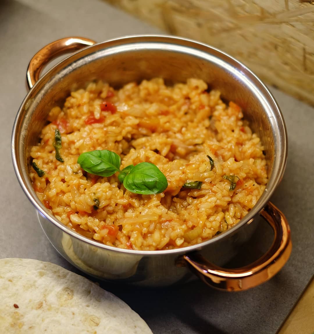 Vegan neljapäev - tomati-basiiliku risotto