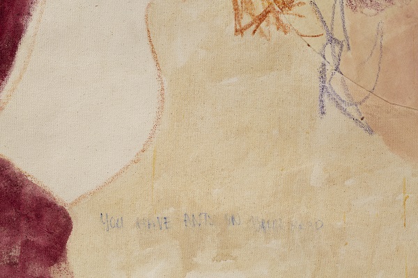 Jahnne Pasco-White’i näituse „messmates“ detail. Foto Christo Crocker, 2019