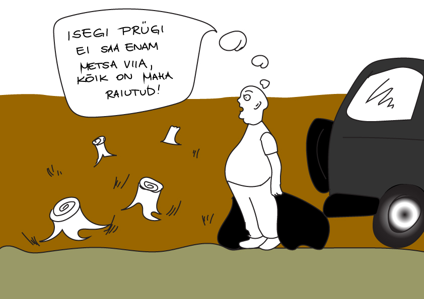 Airi Astmäe karikatuur