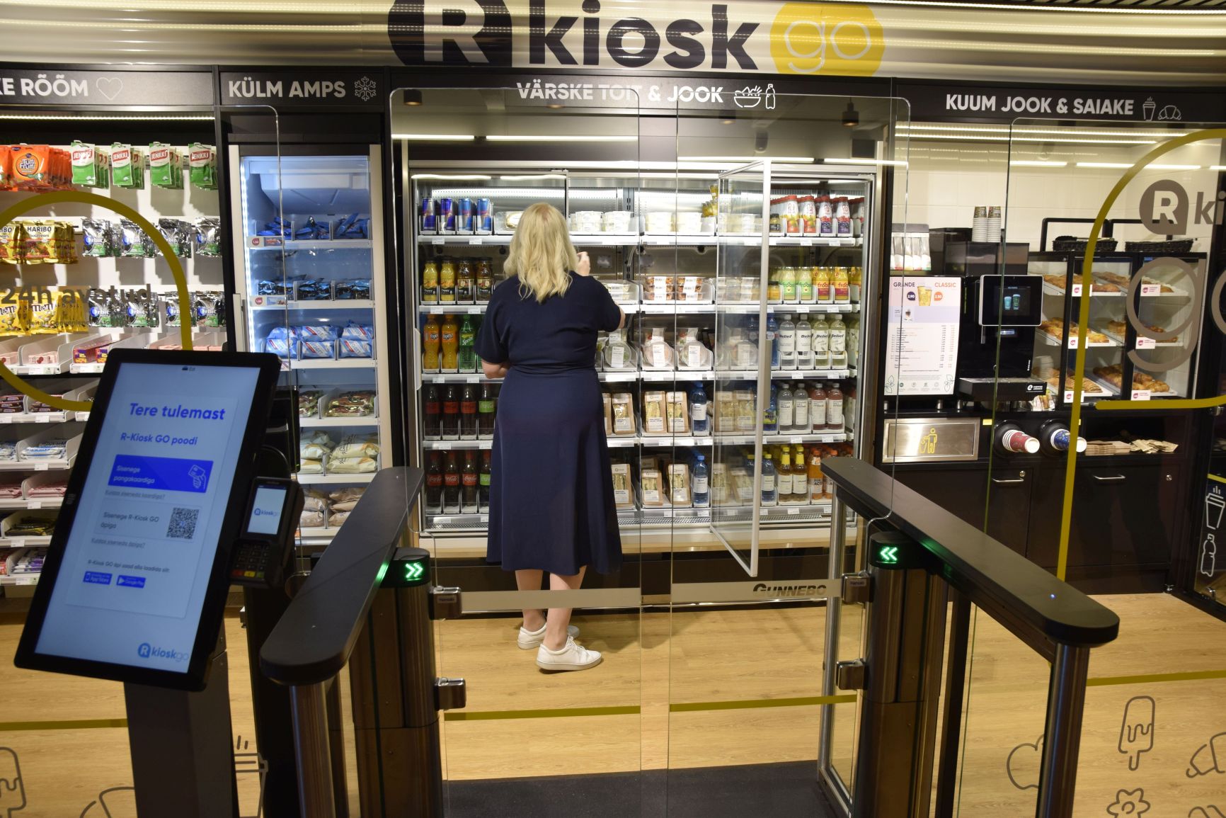 Rkiosk avas Tallinna Tehnikaülikooli õppehoones ilma müüjateta mugavuspoe